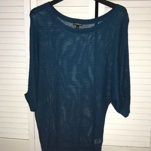 Express batwing knitted top
